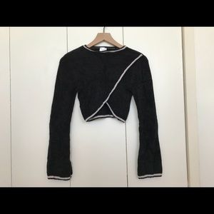 Danskin warmup sweater with matching leg warmers